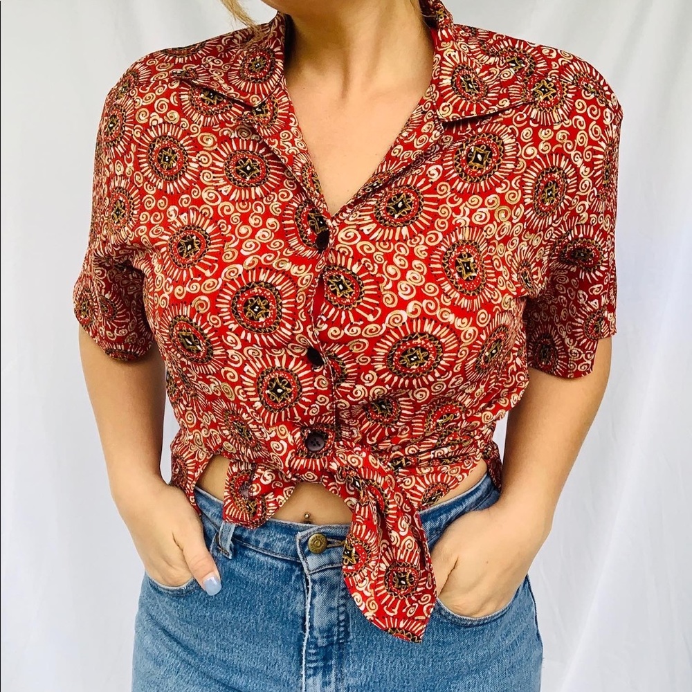 Notation Vintage Button Down Shirt